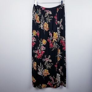 Patrons of Peace Black Floral Skirt NWT, size Medium
